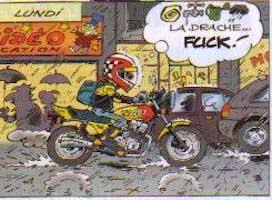 rouler sous la pluie en moto