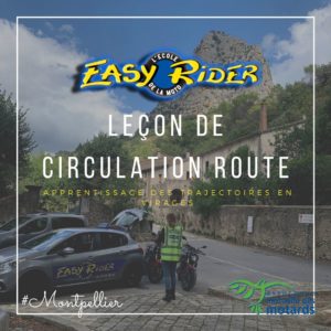 leçon de circulation route permis A2 Montpellier