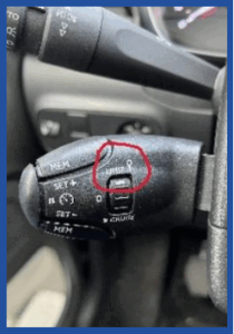Commande limitateur de vitesse