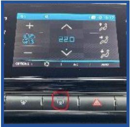 Dégivrage lunette arrière C3