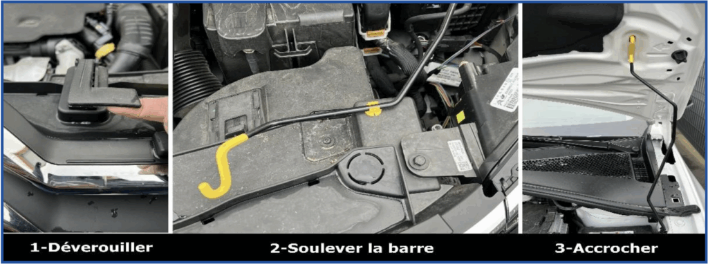 Ouverture Capot C3
