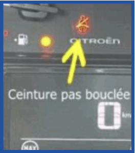 Voyant ceinture de sécurité C3