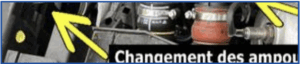 Changement amoule C3
