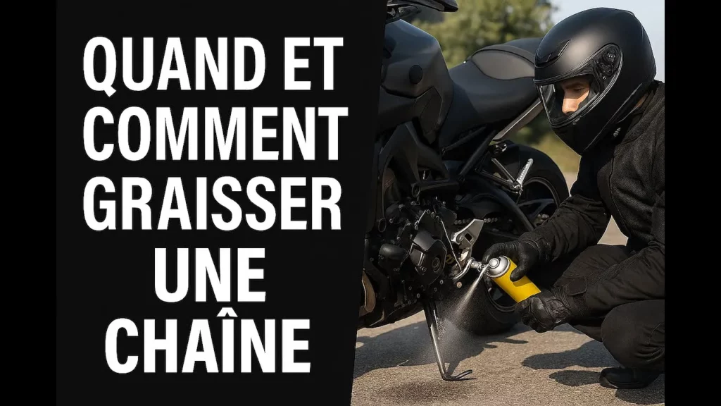 graisser chaine moto