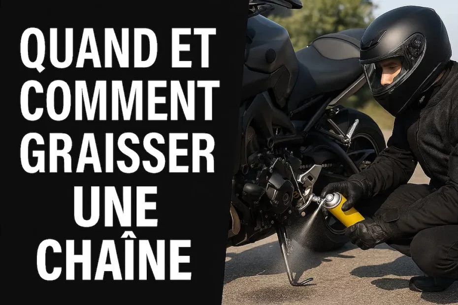 graisser chaine moto