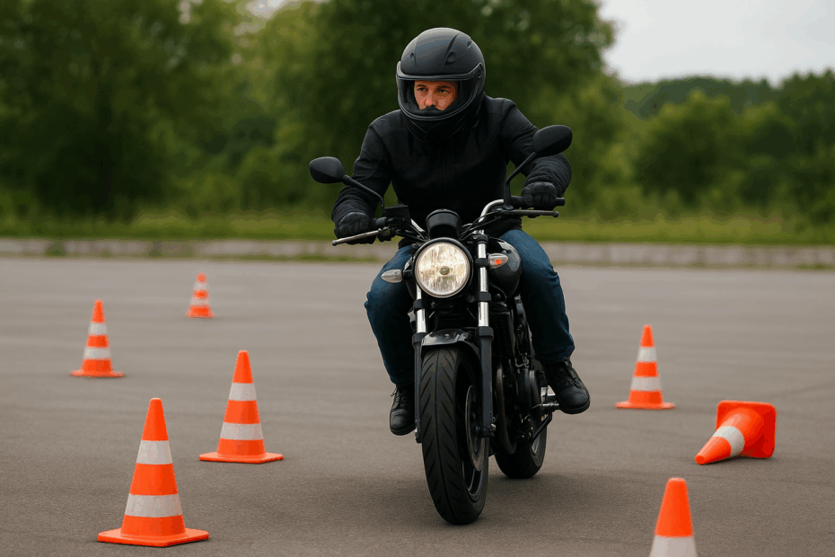 Erreurs lent plateau moto