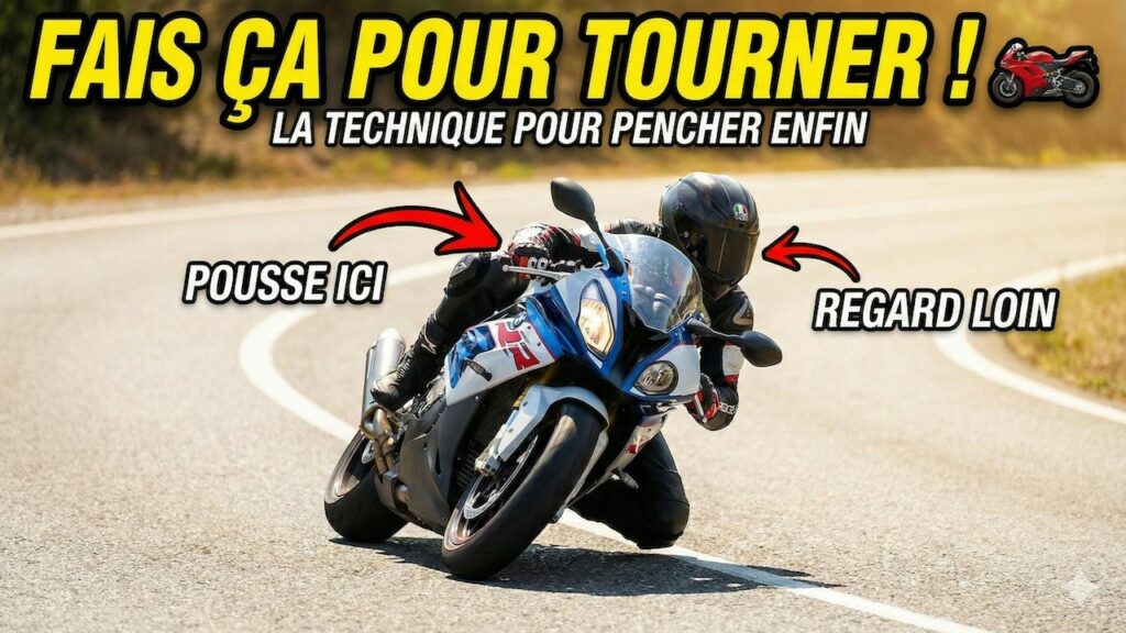 Pencher sa moto en virage