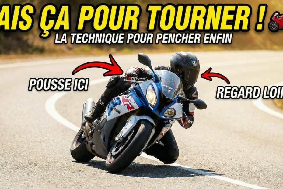 Pencher sa moto en virage